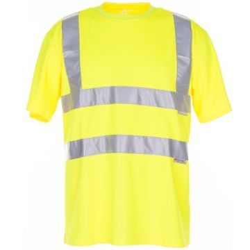 Planam Warnschutz T-Shirt, 2096, uni gelb