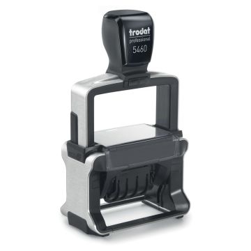 Trodat Professional 5460, ISO-Datum YYYY.MM.DD und Text, Abdruck 56 x 33 mm, schwarz