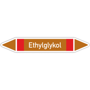 Rohrleitungskennzeichen Ethylglykol nach DIN 2403, in verschiedenen Ausführungen