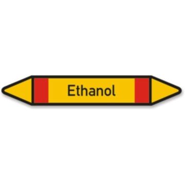 Rohrleitungskennzeichen Ethanol nach DIN 2403, in verschiedenen Ausführungen
