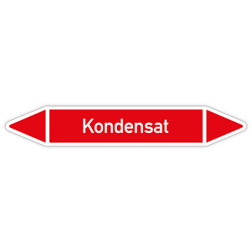 Rohrleitungskennzeichen Kondensat nach DIN 2403, in verschiedenen Ausführungen