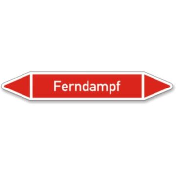 Rohrleitungskennzeichen Ferndampf nach DIN 2403, in verschiedenen Ausführungen