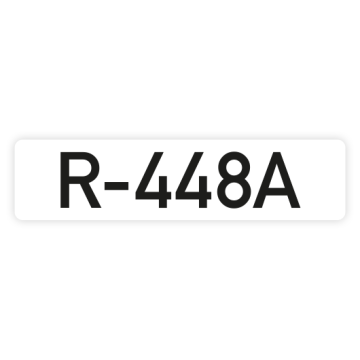 Rohrkennzeichnung für Kältemittel, DIN 2405, R-448A