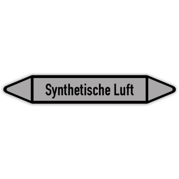 Rohrleitungskennzeichen Synthetische Luft nach DIN 2403, in verschiedenen Ausführungen