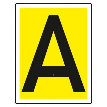 Anfangstafel, LF 2, Alu, 420 x 550 mm, RA3