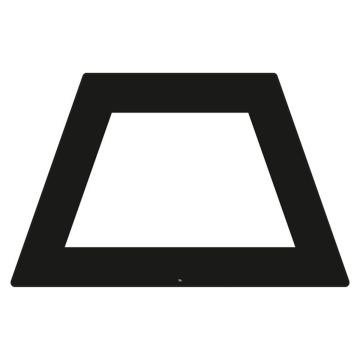 Signal Ne 1 - Trapeztafel, mit 2 Haltebügeln, Aluminium, RA3