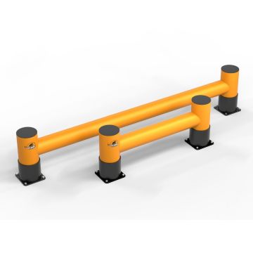 Rack-Mammut® Regalendschutz Einzelplanke, HDPE Kunststoff, elastisch
