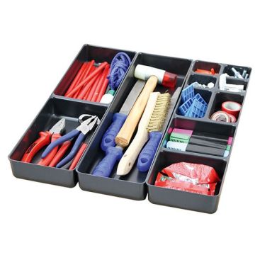 Stumpf Zubehör Einteilungs-Set, für Serien 2000   und 3000, aus Kunststoff, schwarz