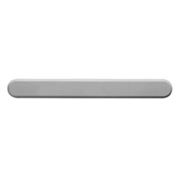 Taktiles Bodenleitsystem, Leitstreifen, Rippe grau, Kunststoff, 35 x 295 mm, 50 Stk/VE