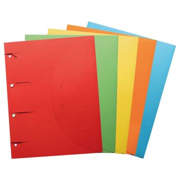 Smartfolder Uno Sammelmappe mit Abheftrand ohne Registertab DIN A4, 10 Stk. farbsortiert