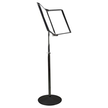 Tarifold Bodenständer mit 10 Sichttafeln A4, schwarz, Höhe: 1420 mm