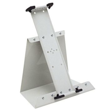 Tischständer für Tarifold Sichttafelsysteme aus Metall, hellgrau, für 10 Sichttafeln