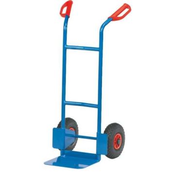 fetra Stahlrohrkarre, Typ B1125L, Tragkraft 200kg, blau