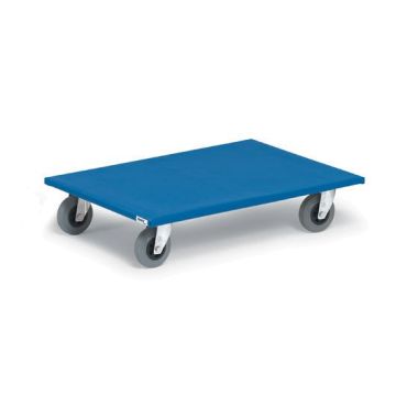 fetra Möbelroller mit 1 Boden, 800x600 mm, blau