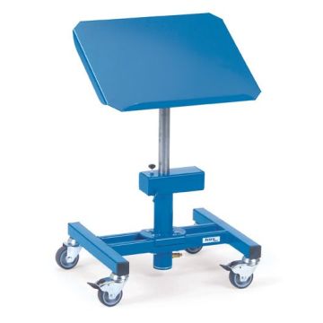 fetra Materialständer, blau, drehbar, höhenverstellbar, neigbar, 150 kg