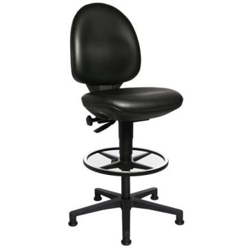 Topstar Bequemer Arbeitsdrehstuhl Tec 50, Kunstleder, Counter