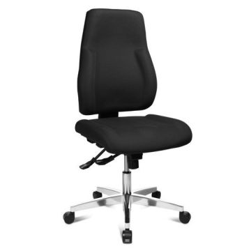 Topstar Professioneller Bürodrehstuhl P91 mit Spezialformschaum, Bezug schwarz