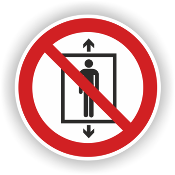 Verbotsschild, Personenbeförderung verboten, ISO 7010