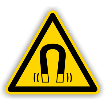 Warnschild, Warnung vor magnetischem Feld, ISO 7010
