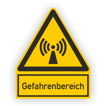 Warnschild, Gefahrenbereich, ISO 7010