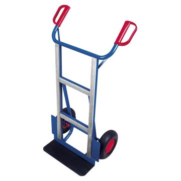 VARIOfit Gerätekarre, Traglast 250 kg, verschiedene Radsätze, 150x450mm, blau