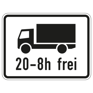 Kraftfahrzeuge mit einer zul. Gesamtmasse über 3,5 t im angegebenen Zeitraum frei, vers. Ausführungen