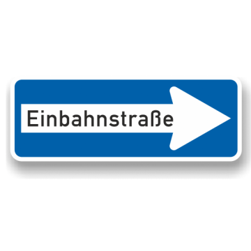 Bodenmarkierung Verkehrszeichen, Einbahnstraße rechtsweisend, PVC, selbstklebend