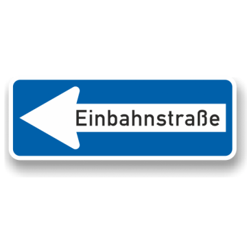 Bodenmarkierung Verkehrszeichen, Einbahnstraße linksweisend, Hart-PVC selbstklebend