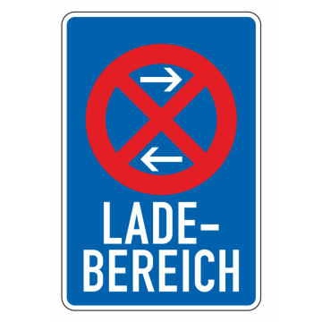 Ladenbereich Mitte (Aufstellung links), VZ-230-31, Vorschriftszeichen, verschiedene Ausführungen