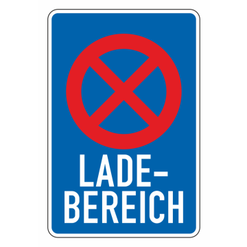Ladebereich, Verkehrszeichen 230, Aluminium, Vorschriftszeichen, verschiedene Ausführungen