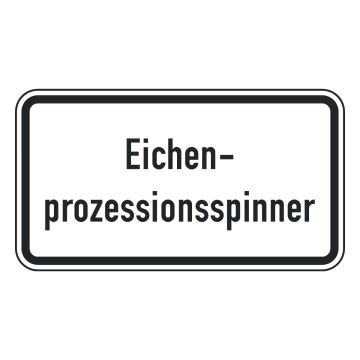 Eichenprozessionsspinner, VZ 2851, verschiedene Ausführungen