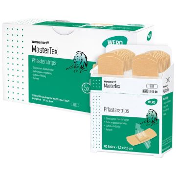 Pflasterspender-Einsatz MasterTex Pflasterstrips 7,2 x 2,5 cm für Wero Smart Box