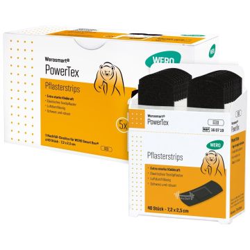 Pflasterspender-Einsatz PowerTex Pflasterstrips 7,2 x 2,5 cm für Wero Smart Box