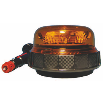 gelbe Rundumkennleuchte nach RSA/StVO, ECE R65, magnetisch, LED