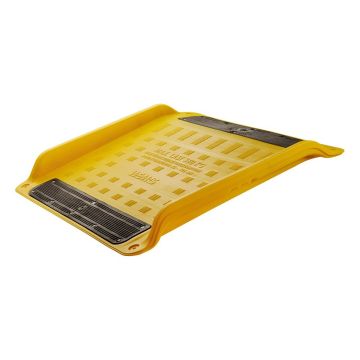 Wemas Bordsteinrampe, gelb, 1215 x 985 x 120 mm