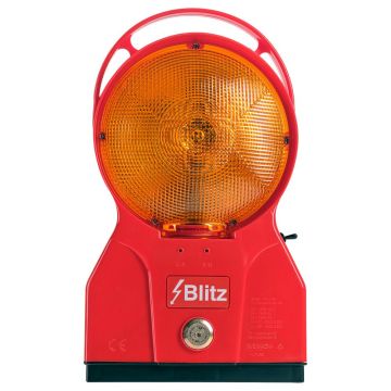 LED-Blitzleuchte Future, BASt-geprüft, doppelseitig, Ø 180 mm, gelb