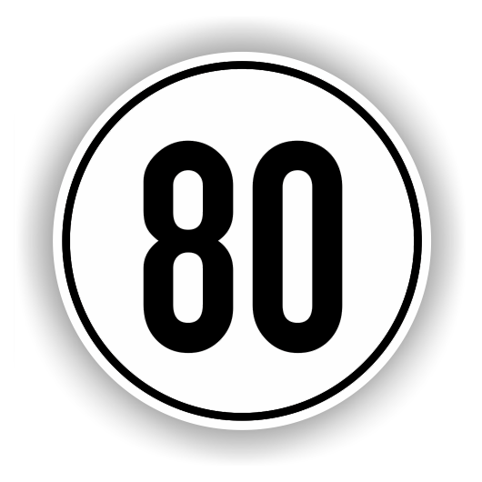 Geschwindigkeitsschild 40 km/h - 40 kmh Schild aus Alu für Traktor Geschwindigkeitsschild 40 km/h - 40 kmh Schild aus Alu für Traktor