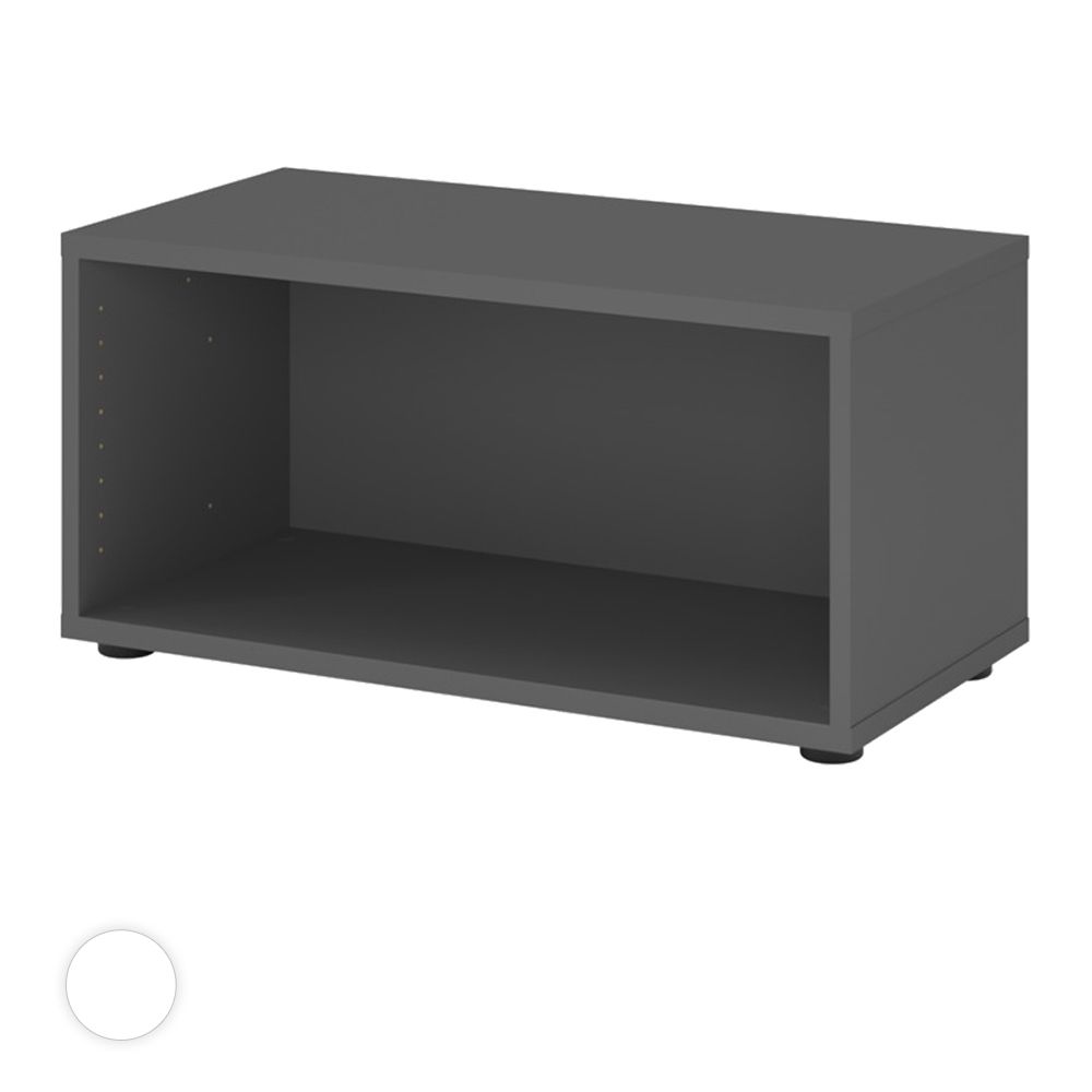 Hammerbacher Büroregal Easyline, Stellfüße, 1 OH, 80x40x39,4cm