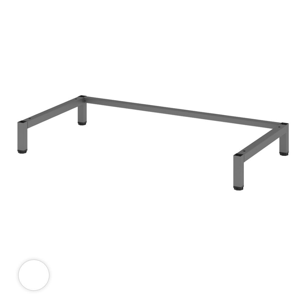 Hammerbacher Stahlsockel Easyline, 79,8x39,8x10,2cm