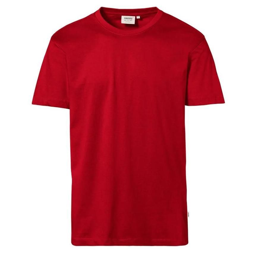 HAKRO Herren T-Shirt Classic, NO. 292, rot, mit Rundhalsausschnitt, Größe 2XL, 160 g/m²