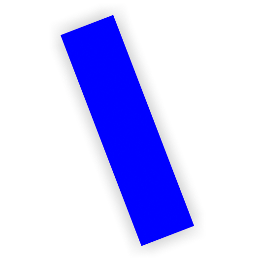 Magnetschild zum Selbstbeschriften, blau, 80 x 20 mm