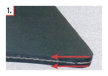 Antirutschmatte Black-Cat Tiger 4000 x 200 x 3 mm, Rollenware, schwarz