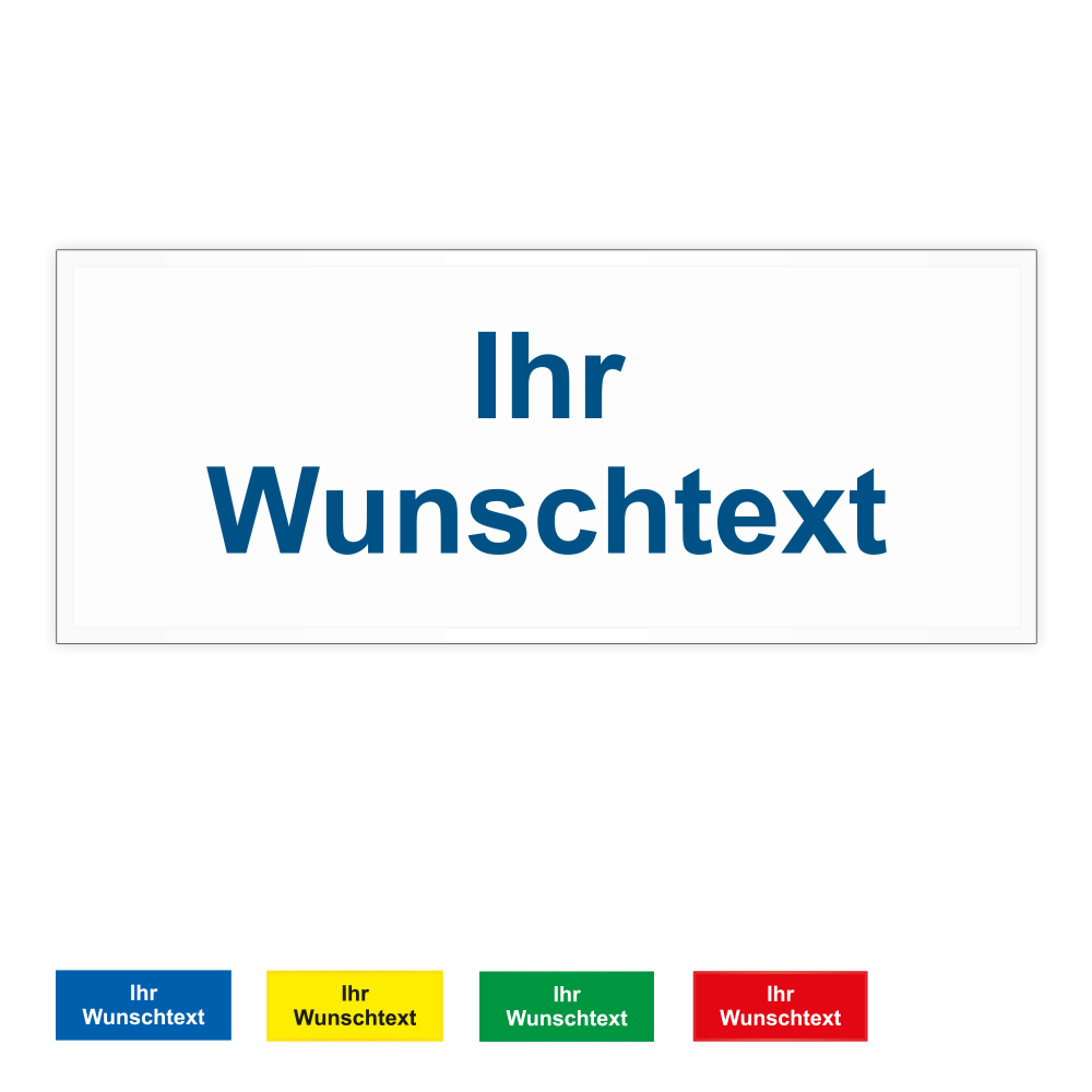 Stickemblem mit Wunschtext, Arial, verschiedene Ausführungen, Mindestbestellmenge: 25 Stück