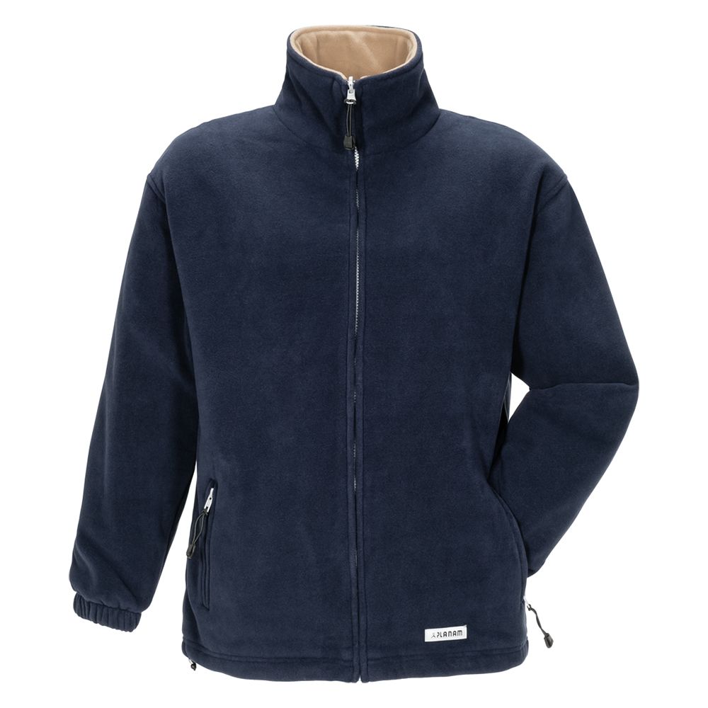 Planam Outdoor Stream Fleecejacke Herren, 0347, dunkelblau, Größe 3XL