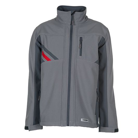 Planam Highline Outdoor Softshelljacke, 2381, grau, Größe 5XL