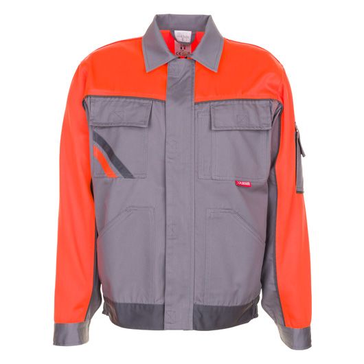 Planam Visline V1 Bundjacke, 2410, grau/orange, Größe 27