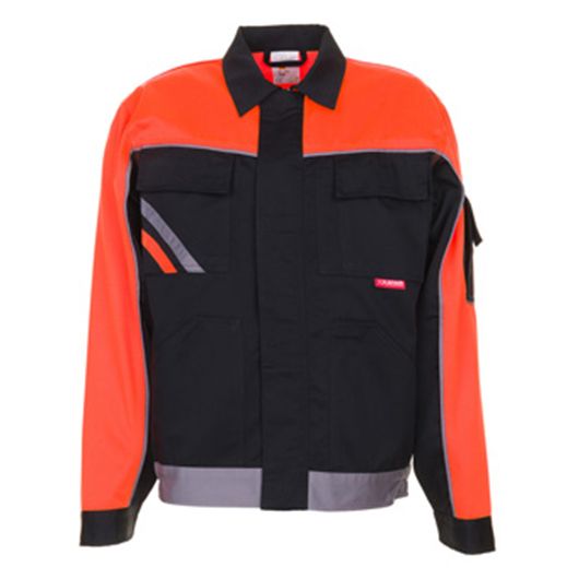 Planam Visline V1 Bundjacke, 2411, schwarz/orange, Größe 118
