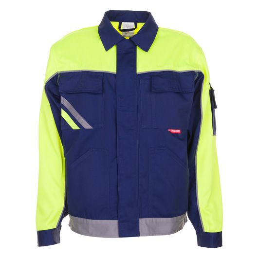 Planam Visline V1 Bundjacke, 2413, blau/gelb, Größe 42