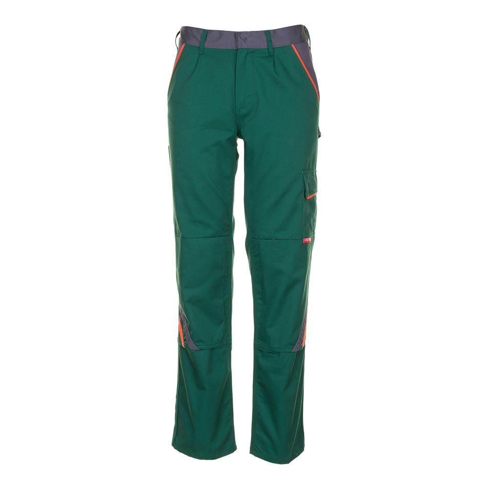 Planam Visline Bundhose, 2422, grün/orange, Größe 27