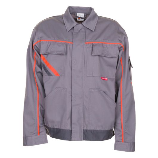 Planam Visline V2 Bundjacke, 2480, grau/orange, Größe 44